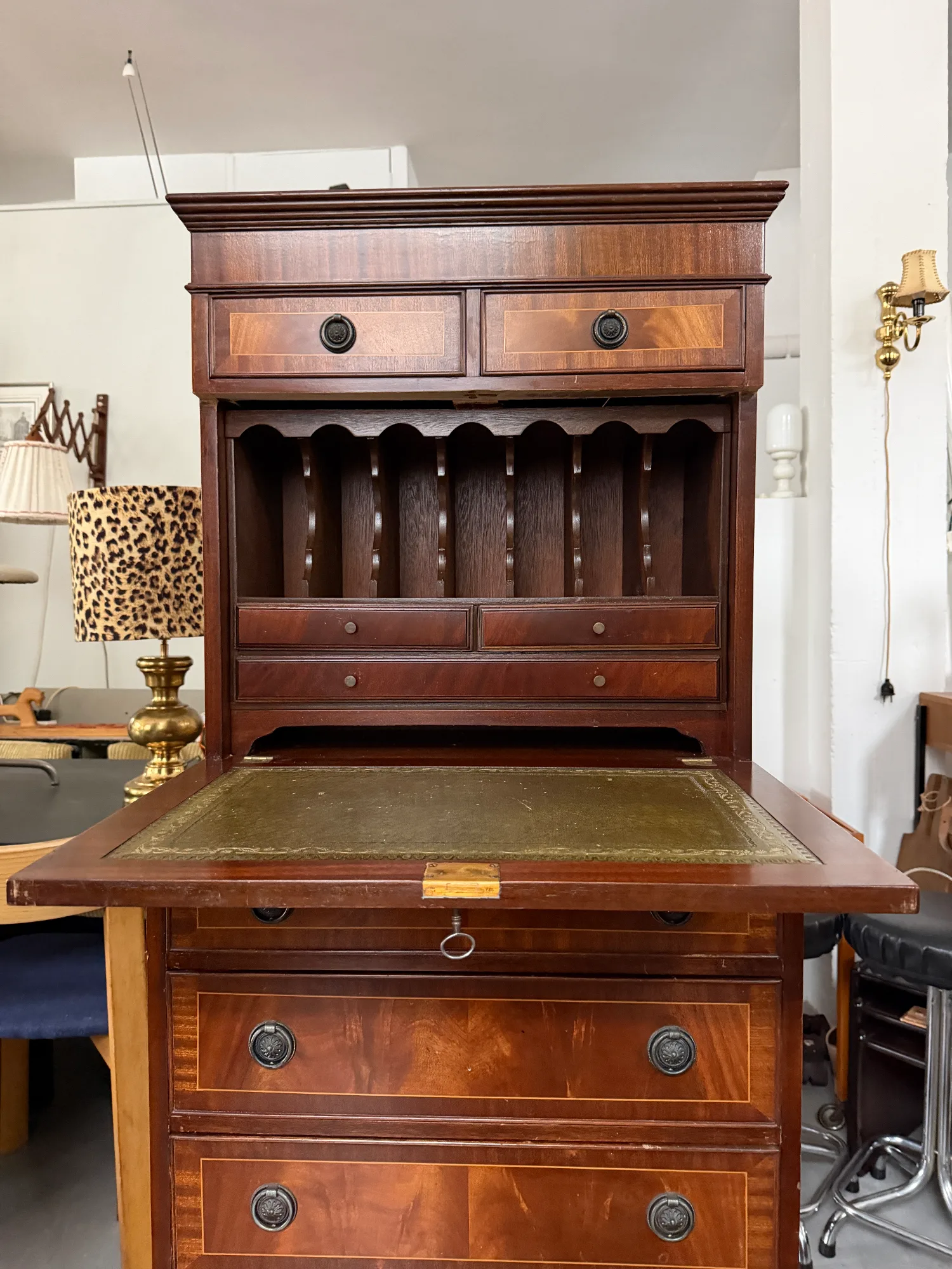 Antiek secretaire – foto 3