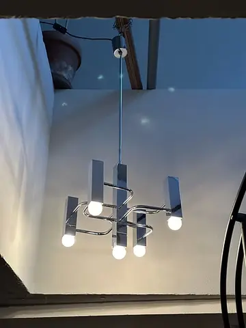Chrome Chandelier Italy
